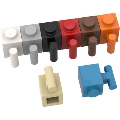 10PCS Building Blocks 28917 2921 Special 1x1 With Handle Catch Bricks Assemble Particle DIY Education Part Toy For Children Gift