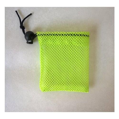 100pcs neon yellow mesh jewelry packaging bags gift drawstring bags custom gift storage pouches size 21*30cm free shipping