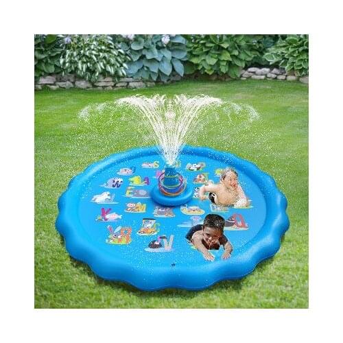 170 cm Inflatable Spray Water Cushion Summer Kids Play Water Mat Lawn Games Pad Sprinkler Play Toys Outdoor Tub Swiming Pool Toy