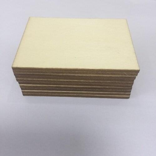 20 pcs rectangle blank wooden craft tags for sign