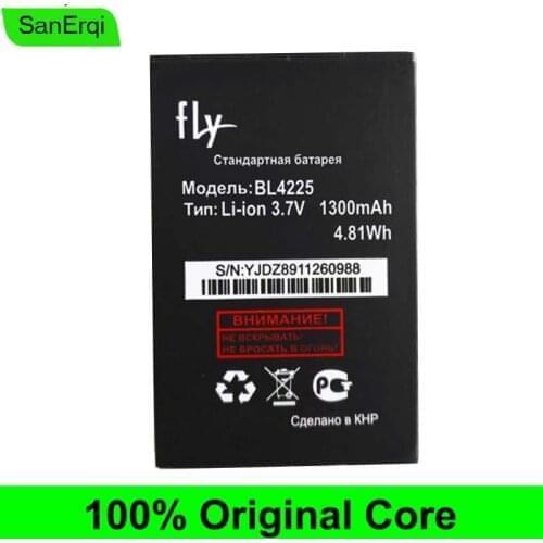 10pcs Battery For fly for fly 120A 13Q1C DS107 DS120 Battery BL4225 Accumulator 1300mAh Battery