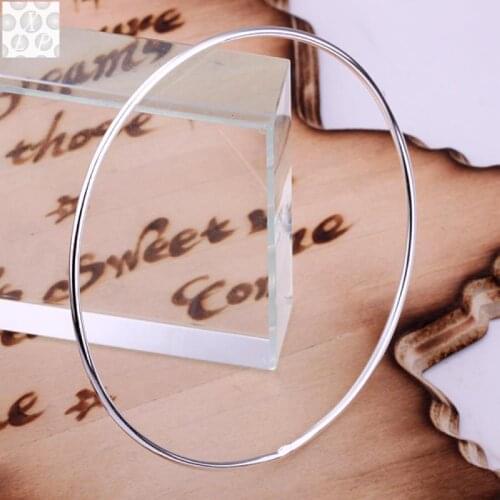 B123 Free Shipping! SGS Test Past Latest Trendy Classic Silver color plated jewelry Hot sell Bangle Wholesale Price