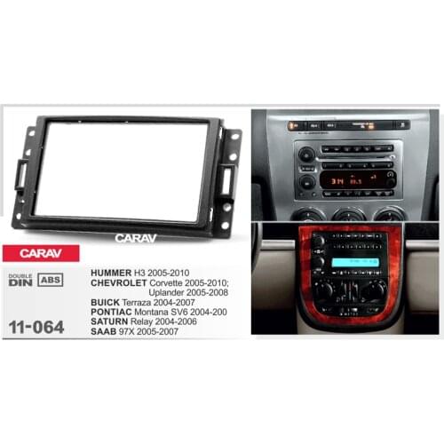 CARAV 11-064 Top Quality Radio Fascia for HUMMER/CHEVROLET/BUICK/PONTIAC/SATURN/SAAB Stereo Fascia Dash CD Trim Installation Kit