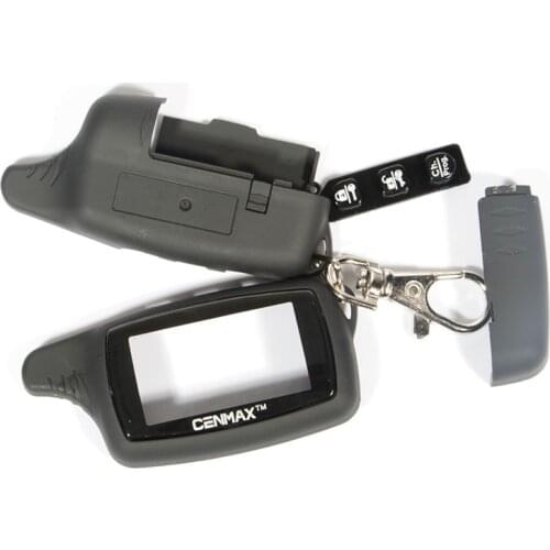8A body Case for CENMAX ST Russian LCD remote control for CENMAX ST8A 8A LCD keychain car remote 2-way car alarm system