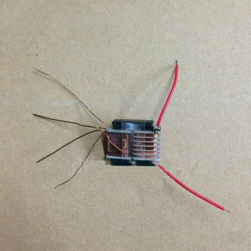 E-1 Magnetic Core Ultra-thin Flat 10KV Transformer High Frequency Voltage Boost Plasma Lighter Coil Output Resistance 200oh