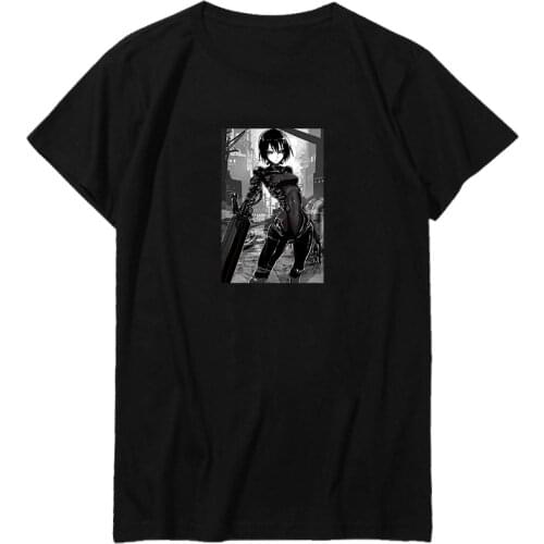 Classic Manga Blame Men T Shirt Short Sleeved Sidonia Tshirt Heavy Industries Nihei Tsutomu Anime graphic t shirts Men clothing