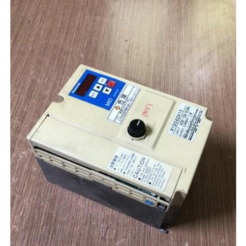 M1D042W1X 220V 0.4KW inverter , used in good condition . 80% appearance new , good working , free shipping