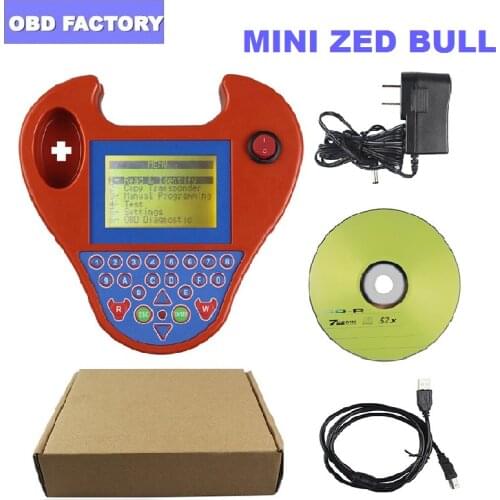 Mini Zed-bull V508 Auto Key Transponder Programmer Pocket Type No Tokens No Login Smart Zed bull Car Key Programmer