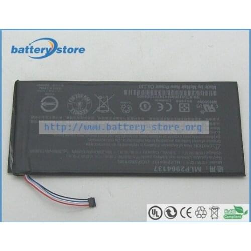 New Genuine laptop batteries for Iconia One 7 B1-730,One 7 B1-730HD-170L,KT.0010F.001,MLP2964137.,1ICP/4/65/142,3.8V,1 cell
