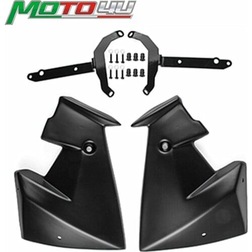 ABS Radiator Later Panels Radiator Guard Side Cover Fairing With Bracket Twill For YAMAHA MT07 MT 07 MT-07 2015 2016 2017 2018