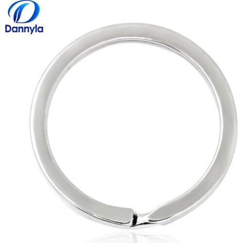 Wholesale 10pcs/lot 30mm Alloy Keyring Diy Accessories Jewelry Fit 8mm Belt LSDA02