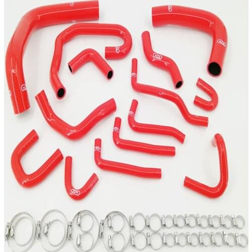Fit Toyota Pickup 3.0L V6 1990-1995 Silicone Radiator Coolant & Heater Hose Kit