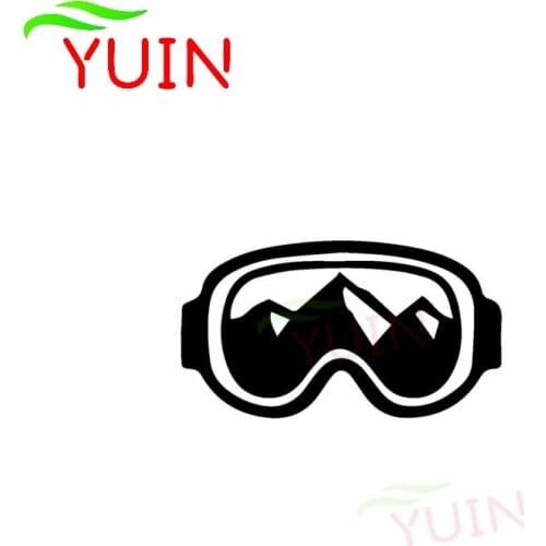 Adventure Ski Goggles Goggles Car Sticker Fashion Cars Accessories Waterproof Decals PVC Door Window Decoration Sunscreen Decal