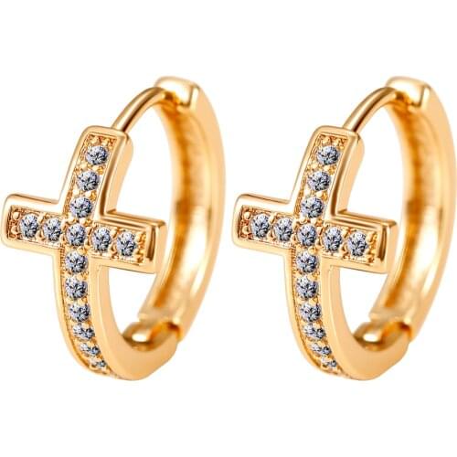 Lovely Women Girls Small Huggie Hoop Earrings Leaf Cross Shape Tiny hoop Earrings Charm Mini Hoop Earrings Stud Thin Hoops Gift