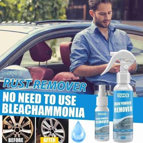 Car Rust Remover, Metal Spraying, Chrome Paint, Multi-purpose, Car Maintenance, Iron Dust Cleaning, Superoxide
