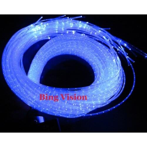 Fiber optic lights for kids with 166pcs twinkle optic fiber calbe 3.1m long+16W LED light engine RGB color with remote