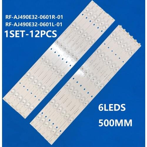 LED Backlight strip12 lamp For Sharp 49"TV LC-49CFF5001K RF-AJ490E32-0601R-01 0601l A1 LY.45J01G001 LC-49CFE6032E LC-49CUF8472k