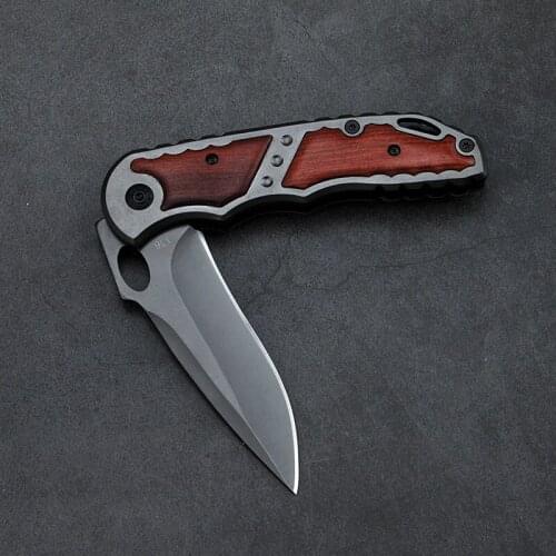 Brand Damascus North American 60HRC 8CR13 Steel Survival Folding Blade Knife Multi Purpose Tactical Knife Camping Hunting Knife