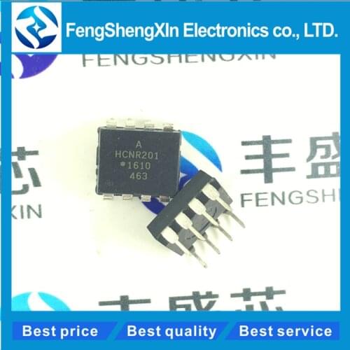 10pcs/lot HCNR201 DIP-8 High-Linearity Analog Optocouplers IC