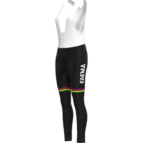 1969 Competition FAEMA Team Retro Woman Cycling Trousers Triathlon Mtb Bike Skinsuit Pants Gel Pad Pantalón ciclismo mujer