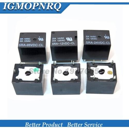 5PCS Relay SRA-12VDC-CL SRA-05VDC-CL SRA-24VDC-CL Relays 5PINS 12v 5v 24v DC T74 new original