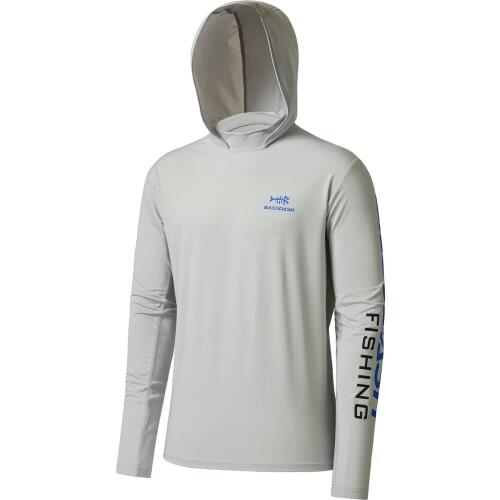 Bassdash UPF 50+ Men’s UV Sun Protection Long Sleeve Hooded Fishing Shirts Winter Males Hoodies Muticolor Ourdoor Outfit