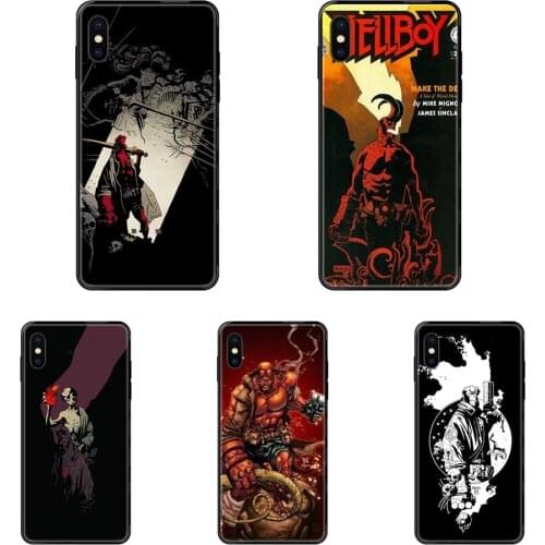 Yeni Black Soft TPU Case Accessories Cool American Comics Hellboy For Xiaomi Redmi Note 4 5 5A 6 7 8 8T 9 9S Pro Max