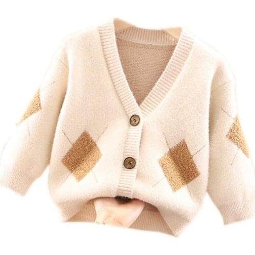 Baby Cardigan Knit Coat Winter Sweater Girl Boys Baby Girl Sweater