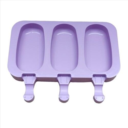 Popsicle Molds Cake Pop Mold With Lid Popsicle Mold Silicone Ice Pop Molds For DIY Ice Cream With 50 Wooden Sticks