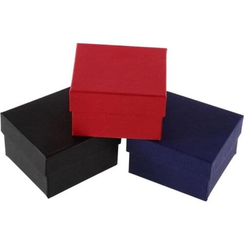 Cardboard Present Gift Box Case for Bangle Jewelry Ring Earrings Wrist Watch Jewery Organizer Box Rings Storage Small Gift Box