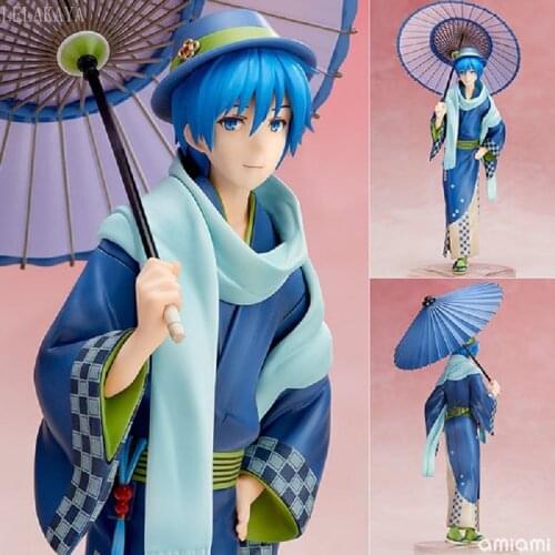 1/8 Scale Stronger KAITO Hanairogoromo with umbrella Kimono Ver PVC Model Collection Japanese Anime Action Figure 25cm Gift Doll