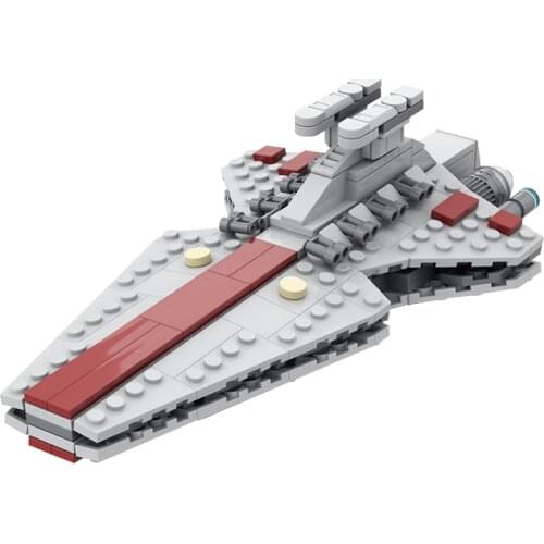 MOC Republic Venator Bundle Building Blocks For Star of Space Wars Series Fighter Ship Aircraft Warship Bricks Toys For Children