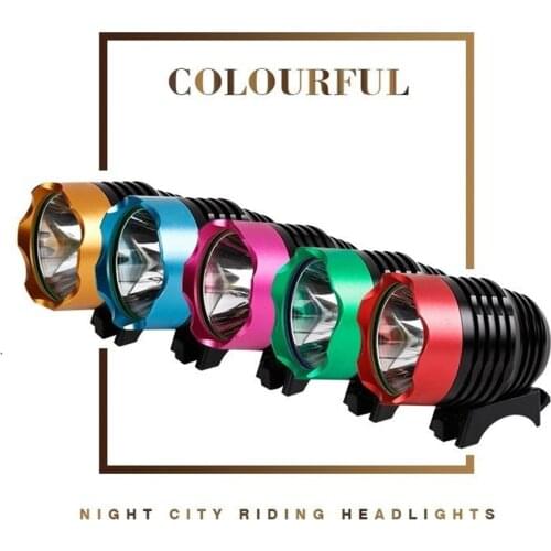 DC USB Charging Port Bike Front Light XML T6 White Led Spotlight Mountain Bicycle Lamp Headlight Riding Flashlight Accessories