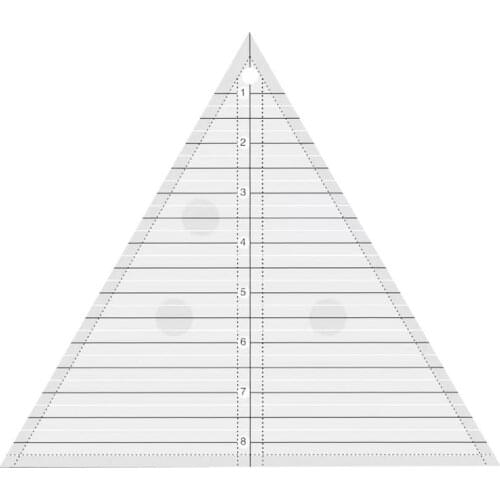Grids 60 Degree Equilateral Triangle Ruler Quilting Ruler Template Fabric Cutting Ruler Sewing Accessories