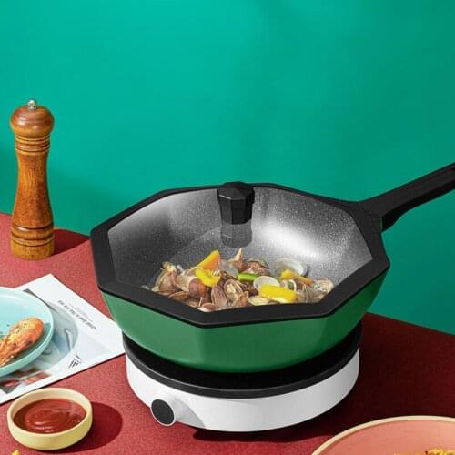 Harold Maifanshi non-stick cookware frying pan household frying pan octagonal Germany pan gas stove induction cooker