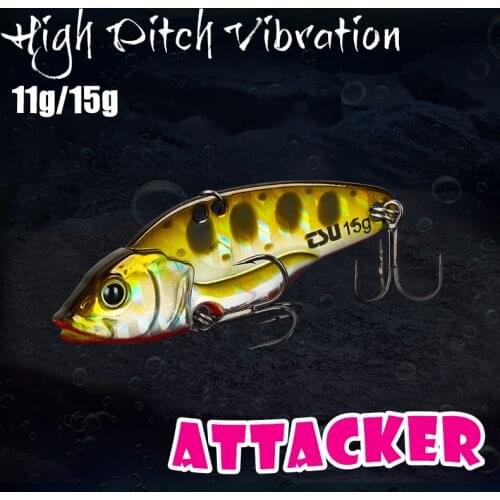 TSURINOYA Fishing Lure Metal VIB 48mm 52mm 11g 15g Vibration Hard Baits Wobbler Bass Pike Spinner Fishing Bait