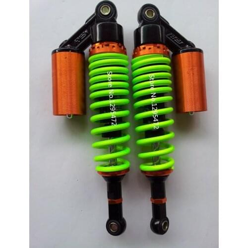 New 8mm spring 320mm 330mm Air Shock Absorber for honda CB400 cx500 cx600 cx650 ATV Motorcycle Dirt Bike green +black color