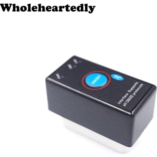 100% Firmware V1.5 MINI ELM327 Bluetooth Power Switch ELM 327 OBD2 Diagnostic Scanner Supports All OBDII Protocols