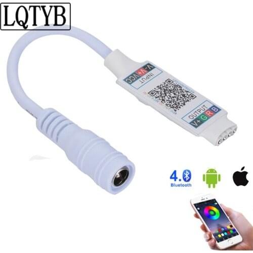 2pcsAPP bluetooth controller LED mini controller smart music RGB light bar with mobile phone controller 5-24V