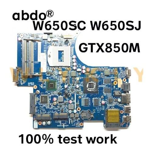 6-71-W65J0-D02 for CLEV0 W650SC W650SJ W650SC W650SZ W650SR G150S notebook motherboard GPU GTX850M 2GB 100% test work