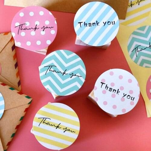 60pcs envelop sealing sticker thank you stickers for gift box packing