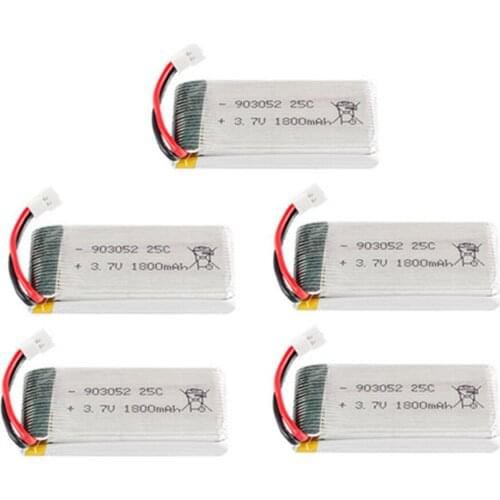 KY601S Battery 3.7V 1800mAh 903052 For WLTOYS V686G X5C X5SW Quadcopter H11D H11C Quadcopter Toys Accessories Spare Parts