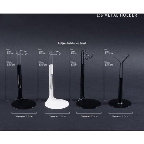 ZY3018-3021 1/6 Scale Male Female Figure Model Accessories Metal Bracket C Type U Type Y Type for 12 inch Action Figure Body