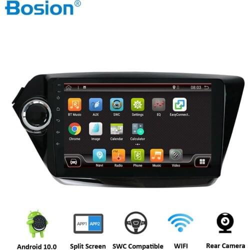 Bosion Android 10 Car Radio Multimedia Video Player Navigation GPS Android For KIA RIO accessories sedan 2 din 3 4 2016-2018 IPS