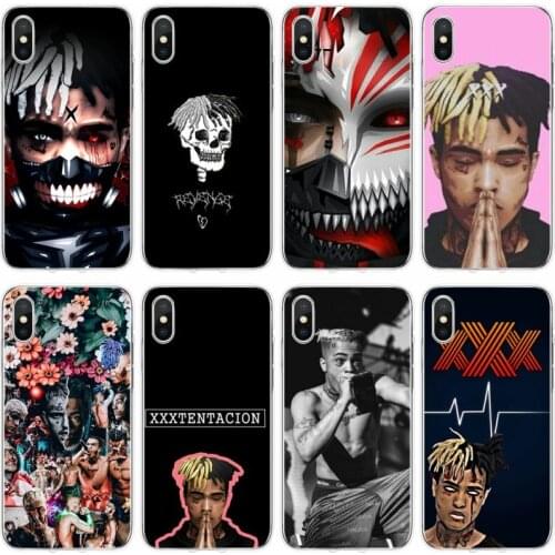 Rap Singer XXXTentacion MC Cover Soft Silicone Phone Case For iPhone 6 6plus 7 8plus 5 5S 5C SE For iPhone X XS XR XS Max