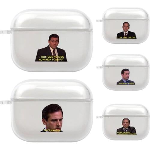 Michael Scott Quotes The Office TPU Case For Airpods Pro Earphone Case For Airpods Wireless Bluetooth Case For AirPods 3