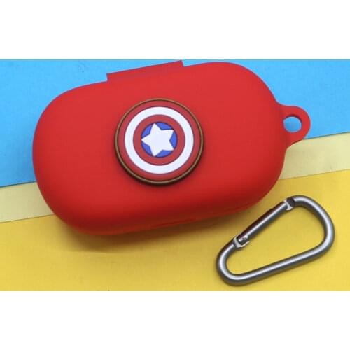 Marvel Cartoon Case For JBL Endurance Peak2 Cute Silicone Earphones Non-slip Protect Cover