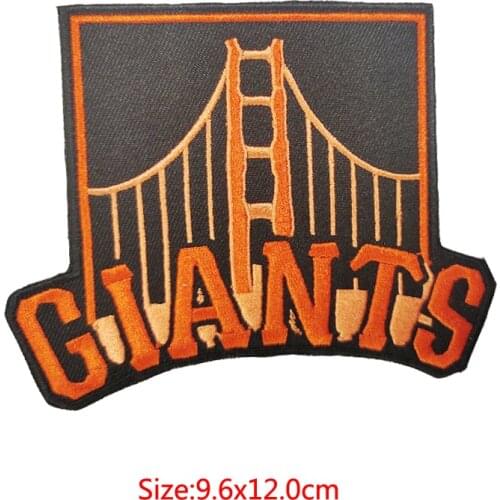 San Francisco Giants Golden Gate Bridge Logo Sleeve Alternate Jersey Patches for Clothing Iron Patch Stickers for Clothes