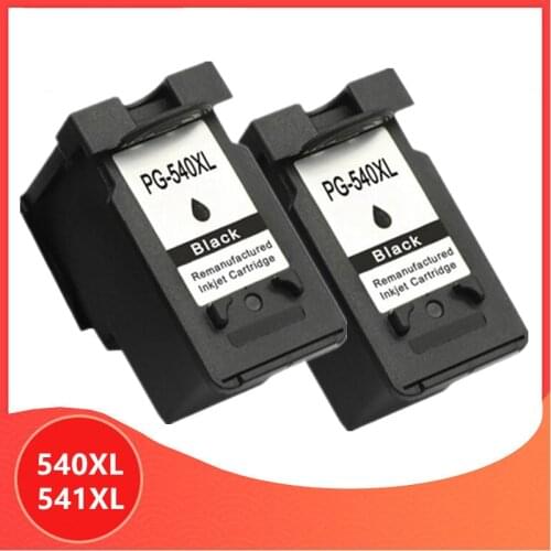2 Black PG-540 CL-541 For Canon PG540 CL541 Ink Cartridge pg 540 for Pixma MG4250 MG3250 MG3255 MG3550 MG4100 MG4150 printer