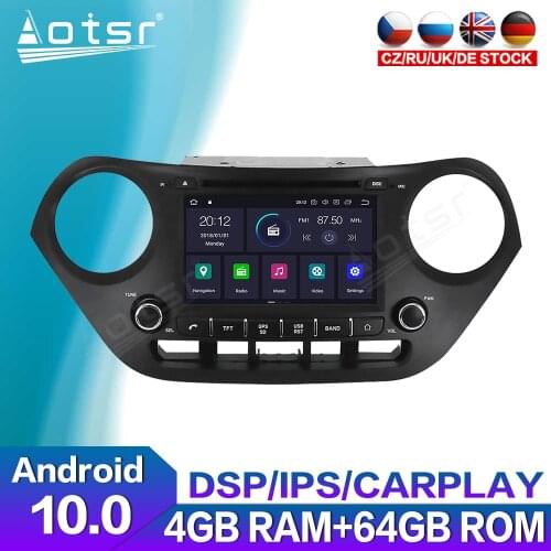 For Hyundai I10 I-10 2013 - 2018 Car Radio Multimedia Player Android Audio GPS Navigation Auto Stereo Screen Head Unit Carplay